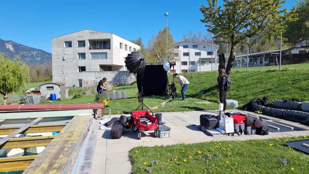 Filmset für Zuccolini-Kampagne
